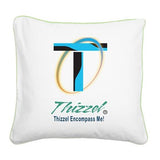 Thizzel Encompass Logo Square Canvas Pillow