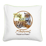 Power Logo Square Canvas Pillow