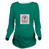 Thizzel Dancing Long Sleeve Maternity T-Shirt