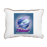 Thizzel Globe Rectangular Canvas Pillow