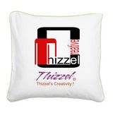 Thizzel Creativity Logo Square Canvas Pillow