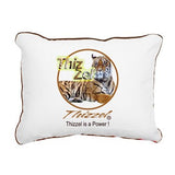 Power Logo Rectangular Canvas Pillow