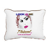 Look at Me Thizzel Rectangular Canvas Pillow