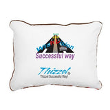 Thizzel Successful Logo Rectangular Canvas Pillow