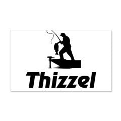 Thizzel Fishing Wall Decal